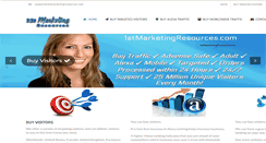 Desktop Screenshot of 1stmarketingresources.com